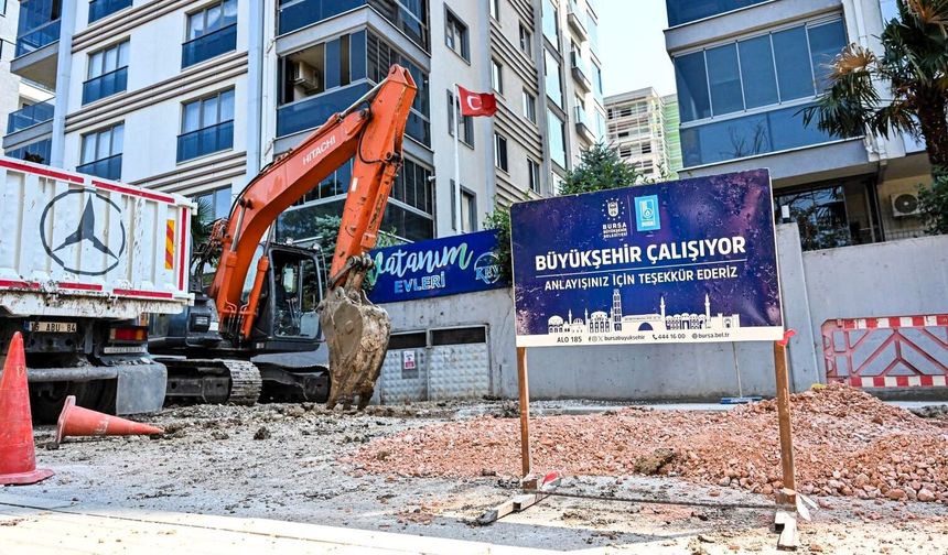 Nilüfer’in altyapısı Büyükşehir’le güçleniyor