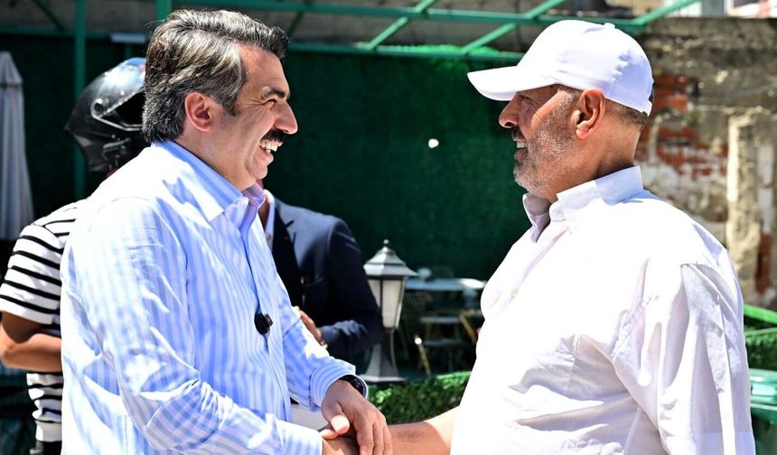 Başkan Yılmaz mahalle mahalle geziyor, esnafın sesine kulak veriyor