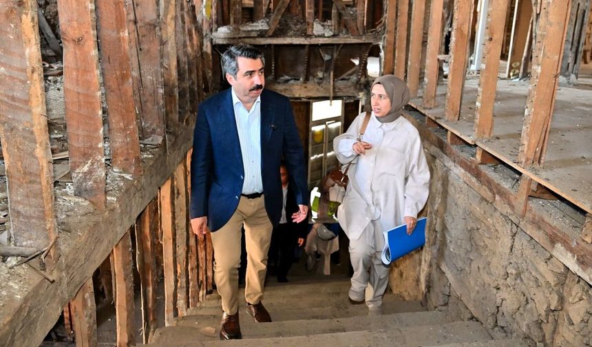 Yıldırım’da tarihi yapı kütüphane oluyor