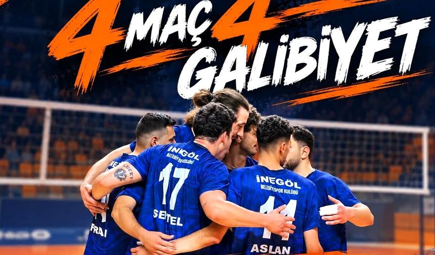 Filede İnegöl fırtınası! 4’te 4’le zirveye çıktı