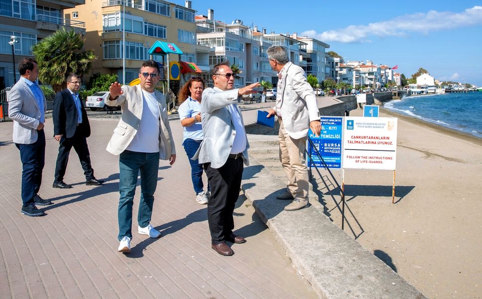 Bursa’da sahiller Büyükşehir’le güzelleşiyor