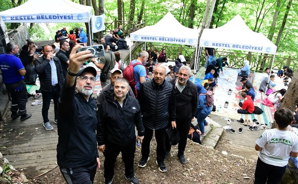 Kestel’de doğa ve aile yürüyüşü: Küreklidere Şelalesi’nde birlik mesajı