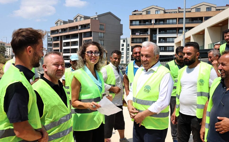 Nilüfer'in Balkan Mahallesi’nde yollar asfaltlanıyor