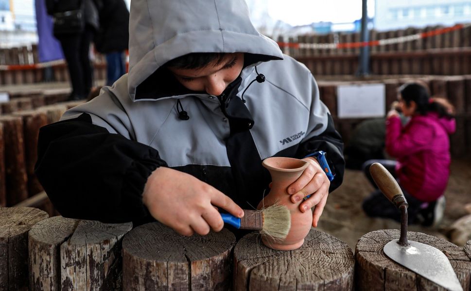 Arkeolojiyi eğlenerek öğrendiler