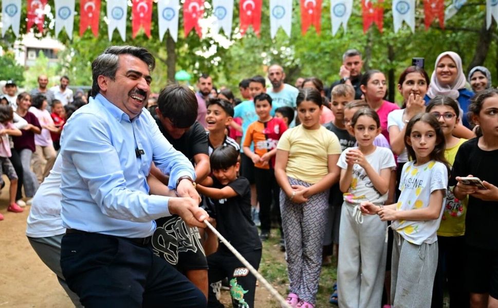 Yıldırım'da çocukların neşesi sokağa taştı