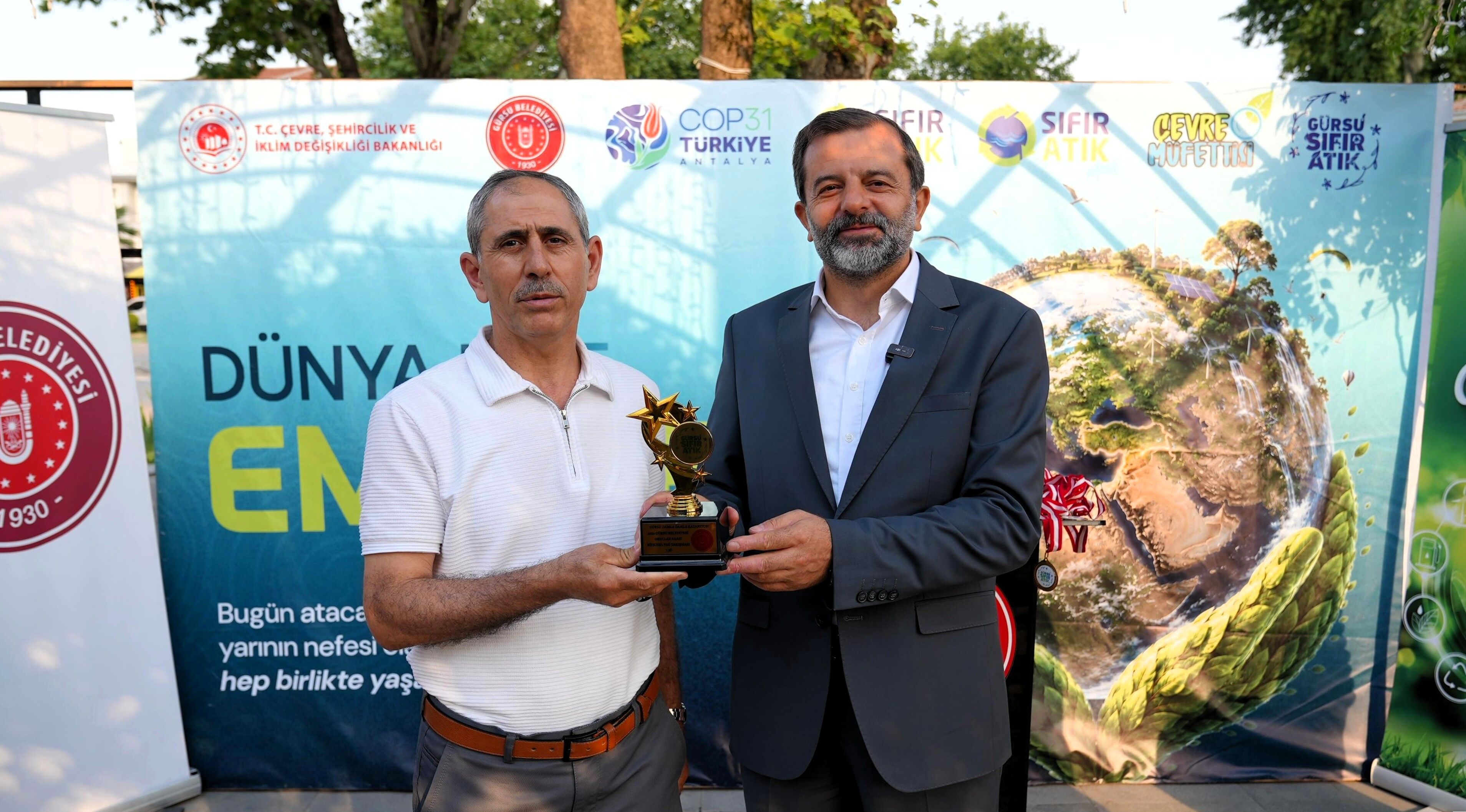 Gürsu’da çevre bilinci meyvesini verdi: Mustafa Işık başarıyı taçlandırdı