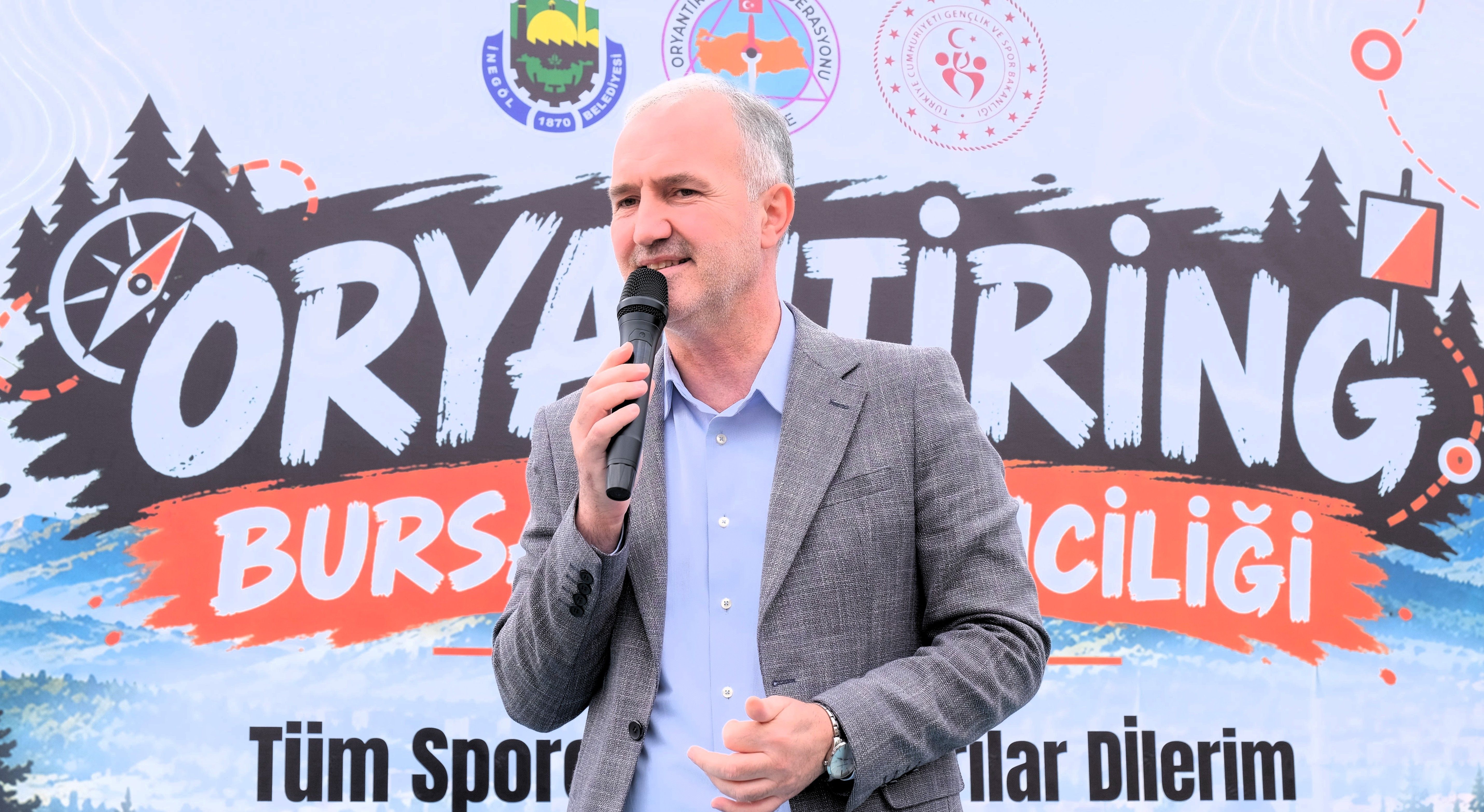 Başkan Taban sporcularla buluştu, oryantiring heyecanına ortak oldu